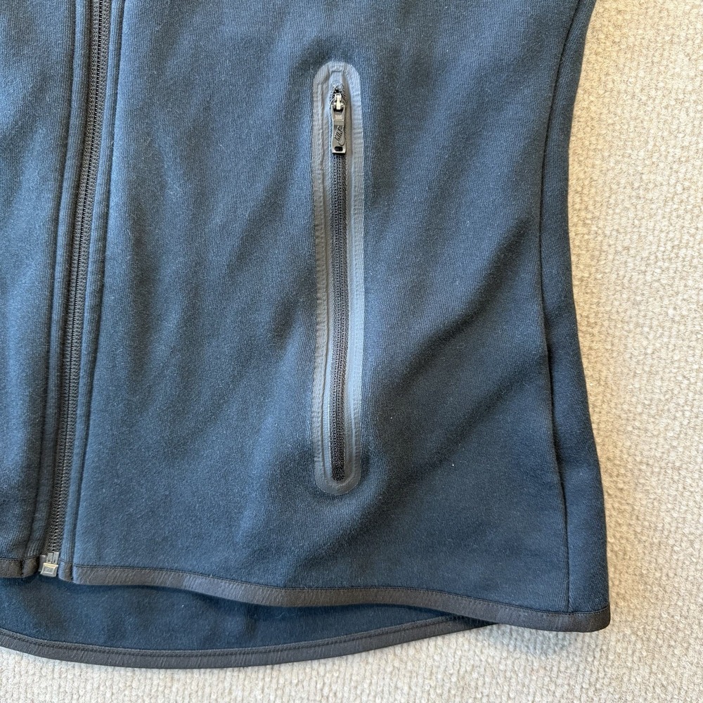 Nike Women's Athletic Full Zip Black Hoodie Tech Fleece Jacket Size Medium - Picture 10 of 12